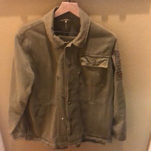 Free People Men’s Large Army Color Jacket